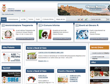 Tablet Screenshot of comune.olevanoromano.rm.it